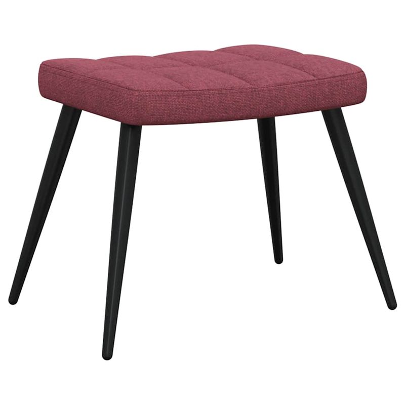 Casa si Gradina - Mobilier - Scaune si fotolii - Fotolii - Fotoliu de relaxare cu taburet, rosu vin, textil - Infinity.ro