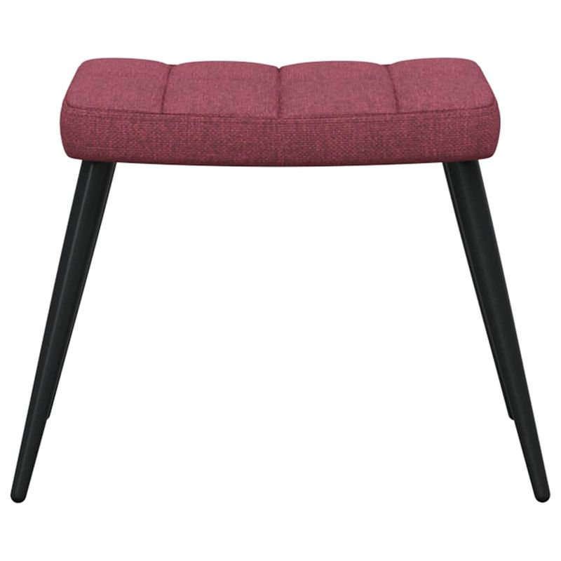 Casa si Gradina - Mobilier - Scaune si fotolii - Fotolii - Fotoliu de relaxare cu taburet, rosu vin, textil - Infinity.ro