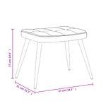 Casa si Gradina - Mobilier - Scaune si fotolii - Fotolii - Fotoliu de relaxare cu taburet, rosu vin, textil - Infinity.ro