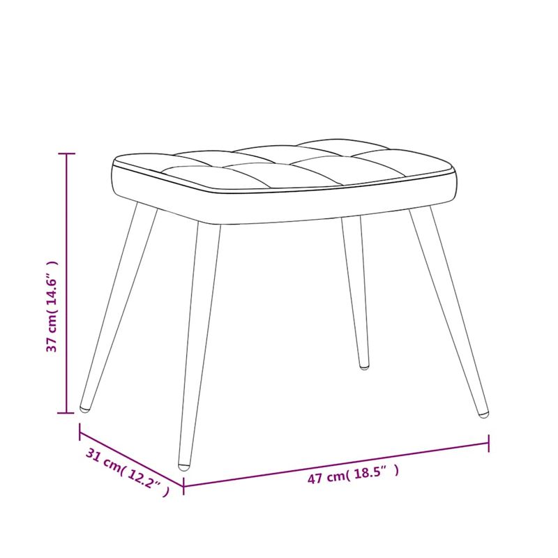 Casa si Gradina - Mobilier - Scaune si fotolii - Fotolii - Fotoliu de relaxare cu taburet, rosu vin, textil - Infinity.ro