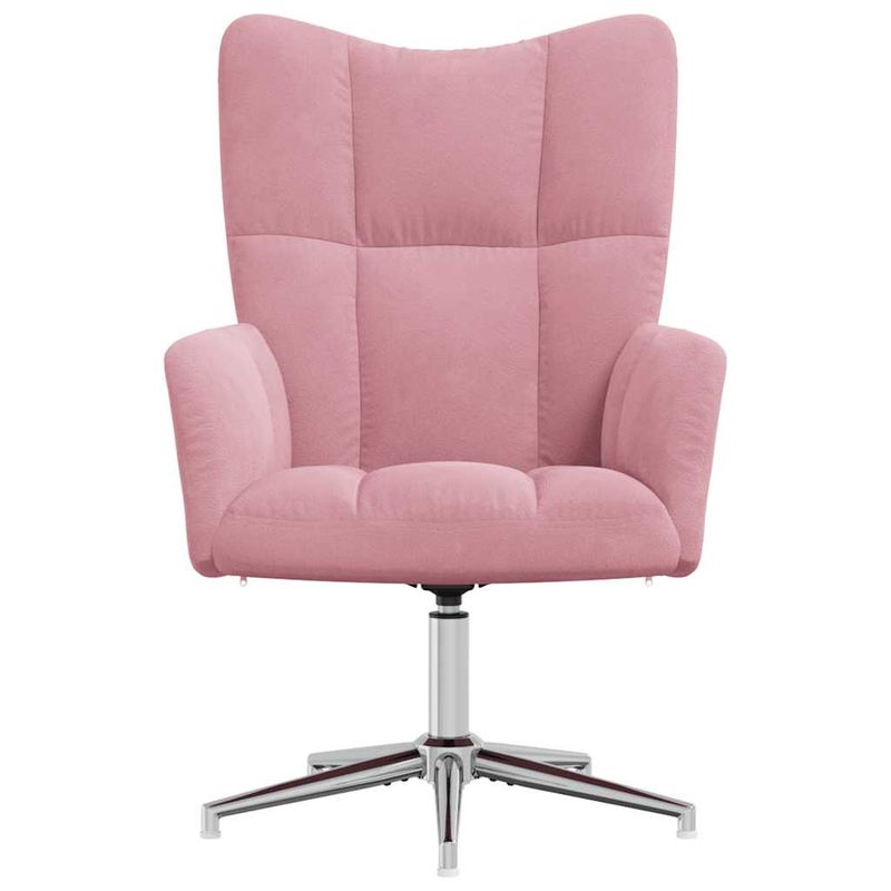 Casa si Gradina - Mobilier - Scaune si fotolii - Fotolii - Fotoliu de relaxare, roz, catifea - Infinity.ro