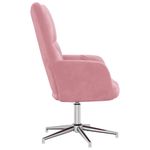 Casa si Gradina - Mobilier - Scaune si fotolii - Fotolii - Fotoliu de relaxare, roz, catifea - Infinity.ro