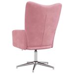 Casa si Gradina - Mobilier - Scaune si fotolii - Fotolii - Fotoliu de relaxare, roz, catifea - Infinity.ro