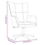 Casa si Gradina - Mobilier - Scaune si fotolii - Fotolii - Fotoliu de relaxare cu taburet, albastru, catifea - Infinity.ro
