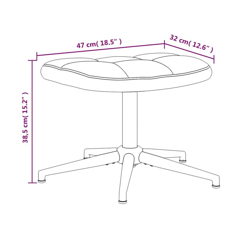 Casa si Gradina - Mobilier - Scaune si fotolii - Fotolii - Fotoliu de relaxare cu taburet, albastru, catifea - Infinity.ro
