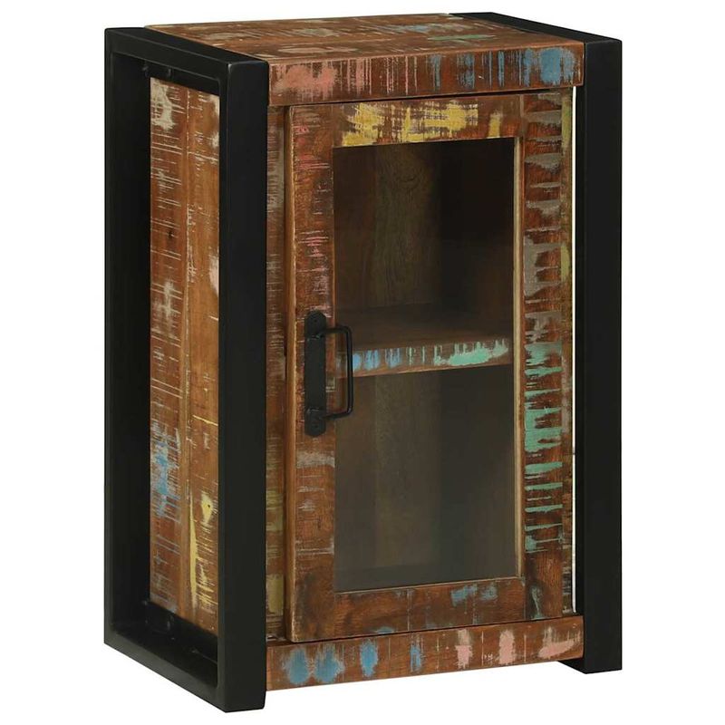 Casa si Gradina - Mobilier - Seturi de mobilier - Seturi baie - Set de mobilier pentru baie cu usa 4 pcs Lemn recuperat solid - Infinity.ro