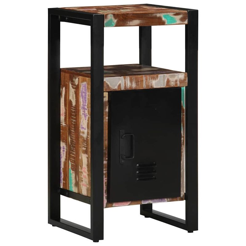 Casa si Gradina - Mobilier - Seturi de mobilier - Seturi baie - Set de mobilier pentru baie cu usa 4 pcs Lemn recuperat solid - Infinity.ro
