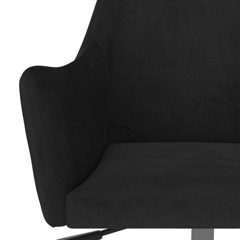 Casa si Gradina - Mobilier - Scaune si fotolii - Scaune - Scaun de bucatarie pivotant, negru, catifea - Infinity.ro