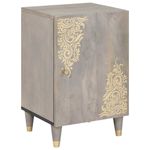 Casa si Gradina - Mobilier - Seturi de mobilier - Seturi baie - Set de mobilier pentru baie cu sertar 4 pcs Gri 62 x 33 x 58 cm - Infinity.ro