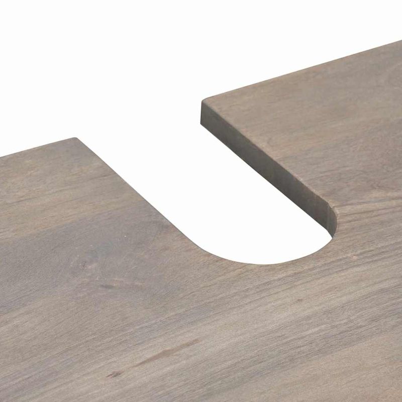 Casa si Gradina - Mobilier - Seturi de mobilier - Seturi baie - Set de mobilier pentru baie cu sertar 4 pcs Gri 62 x 33 x 58 cm - Infinity.ro