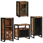 Casa si Gradina - Mobilier - Seturi de mobilier - Seturi baie - Set de mobilier pentru baie cu usa 4 pcs Lemn recuperat solid - Infinity.ro