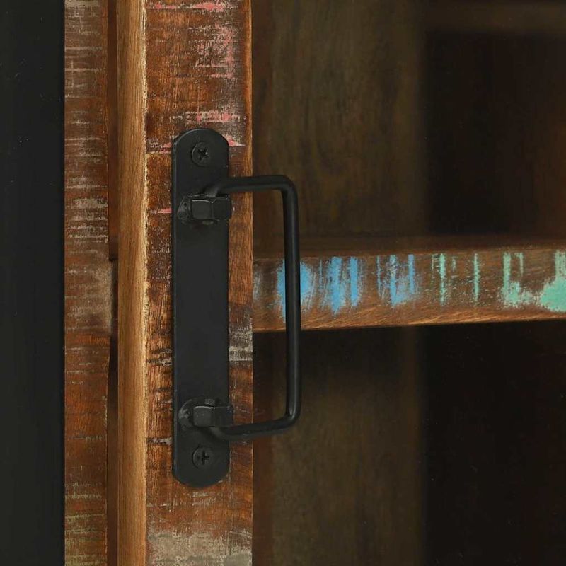 Casa si Gradina - Mobilier - Seturi de mobilier - Seturi baie - Set de mobilier pentru baie cu usa 4 pcs Lemn recuperat solid - Infinity.ro