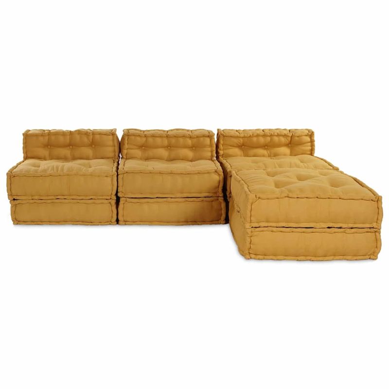 Casa si Gradina - Textile si covoare - Perne si pilote - Perne decorative - Perna 4 pcs Galben 70 x 70 x 54 cm Poliester - Infinity.ro