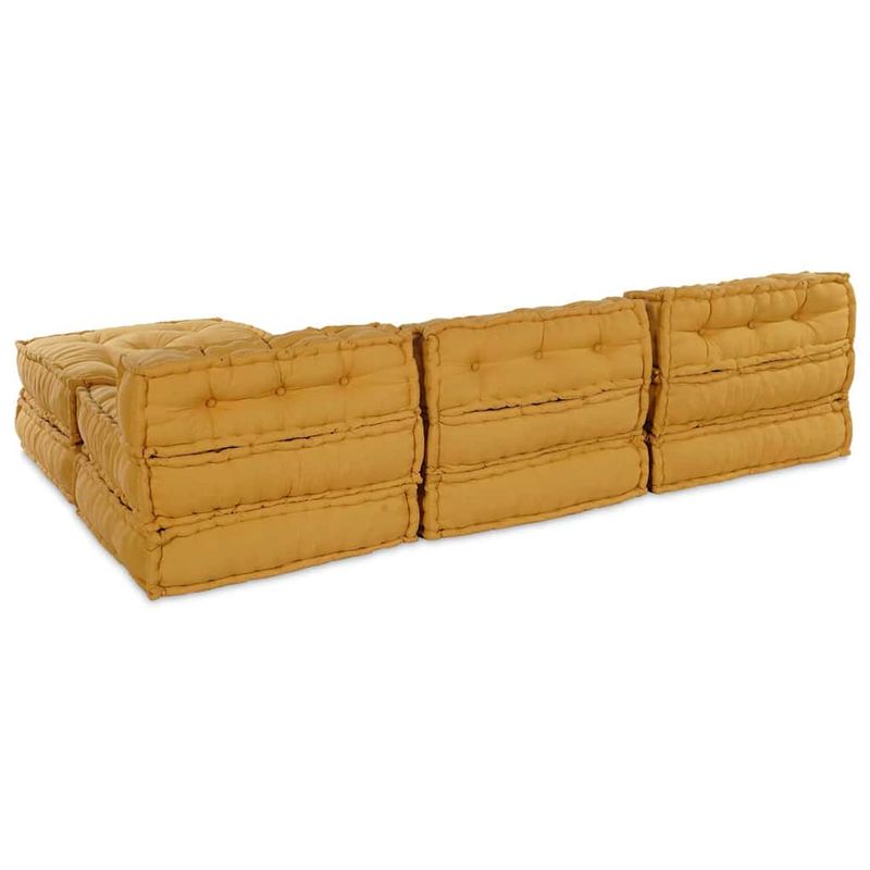 Casa si Gradina - Textile si covoare - Perne si pilote - Perne decorative - Perna 4 pcs Galben 70 x 70 x 54 cm Poliester - Infinity.ro