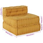 Casa si Gradina - Textile si covoare - Perne si pilote - Perne decorative - Perna 4 pcs Galben 70 x 70 x 54 cm Poliester - Infinity.ro