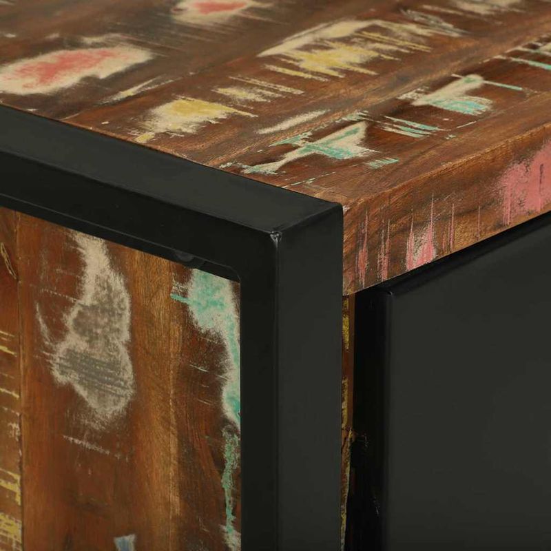 Casa si Gradina - Mobilier - Seturi de mobilier - Seturi baie - Set de mobilier pentru baie cu usa 2 pcs Lemn recuperat solid - Infinity.ro