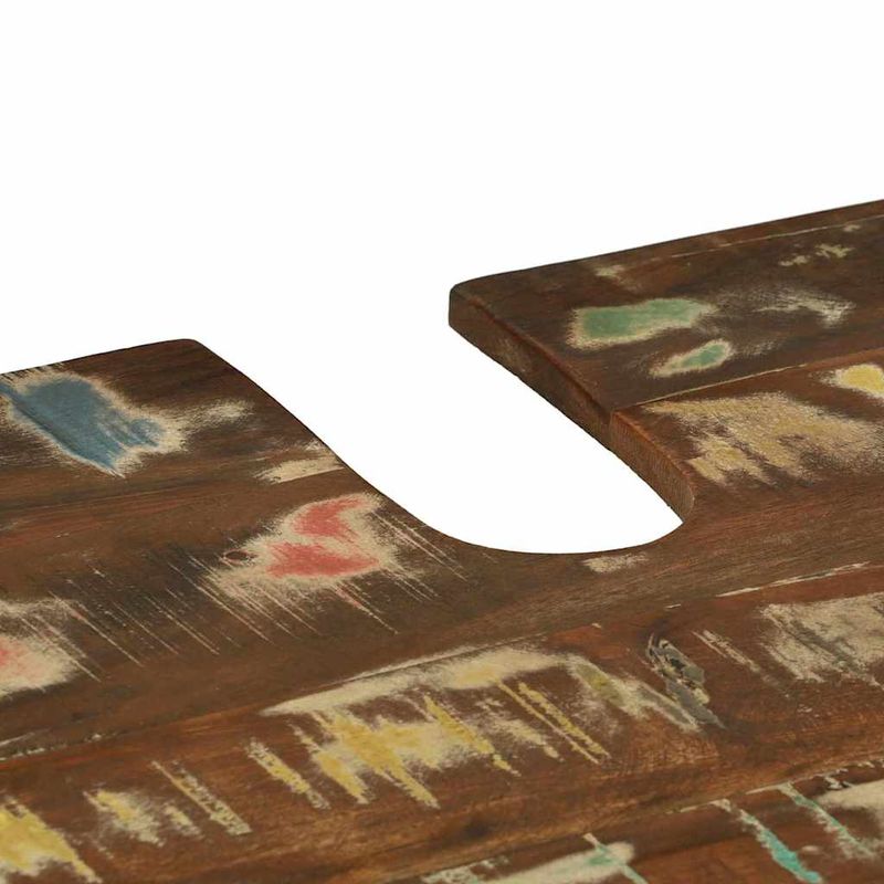 Casa si Gradina - Mobilier - Seturi de mobilier - Seturi baie - Set de mobilier pentru baie cu usa 4 pcs Lemn recuperat solid - Infinity.ro