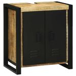 Casa si Gradina - Mobilier - Seturi de mobilier - Seturi baie - Set de mobilier pentru baie 2 pcs Maro Lemn de mango solid - Infinity.ro