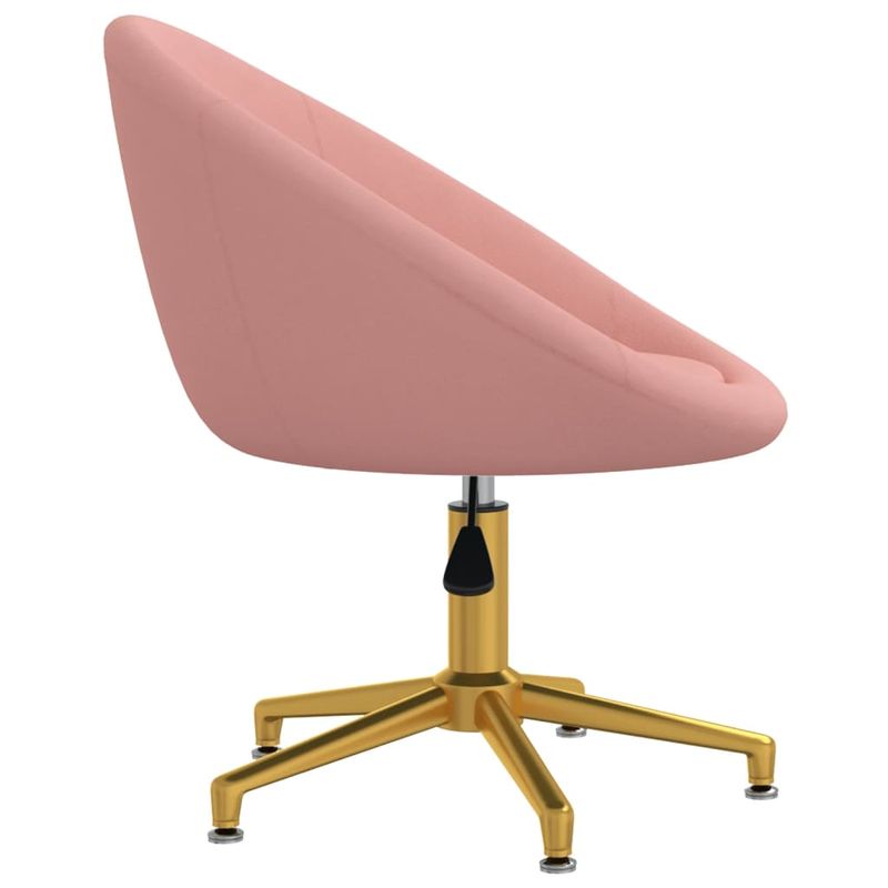 Casa si Gradina - Mobilier - Scaune si fotolii - Scaune - Scaune de bucatarie, 2 buc., roz, catifea - Infinity.ro