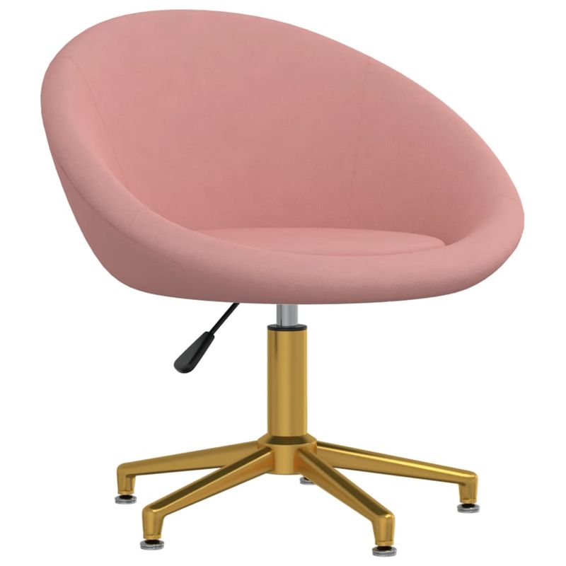 Casa si Gradina - Mobilier - Scaune si fotolii - Scaune - Scaune de bucatarie, 2 buc., roz, catifea - Infinity.ro