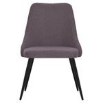Casa si Gradina - Mobilier - Scaune si fotolii - Scaune - Scaune de bucatarie, 2 buc., gri taupe, material textil - Infinity.ro