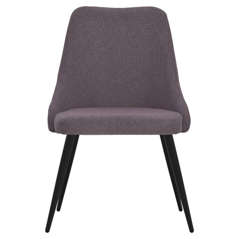 Casa si Gradina - Mobilier - Scaune si fotolii - Scaune - Scaune de bucatarie, 2 buc., gri taupe, material textil - Infinity.ro