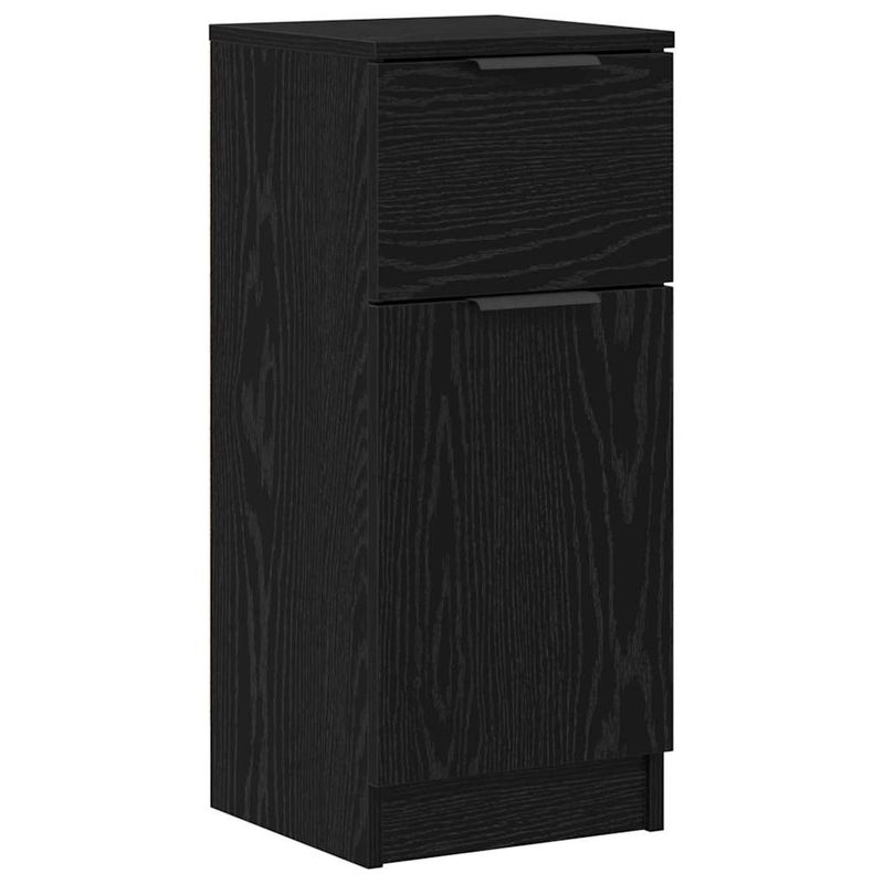 Casa si Gradina - Mobilier - Comode si corpuri - Comode - Bufet 3 pcs Stejar negru 121 x 30 x 70 cm Lemn compozit - Infinity.ro