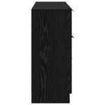 Casa si Gradina - Mobilier - Comode si corpuri - Comode - Bufet 3 pcs Stejar negru 121 x 30 x 70 cm Lemn compozit - Infinity.ro