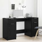 Casa si Gradina - Mobilier - Mese si birouri - Birouri - Birou cu sertar Stejar negru 133 x 50 x 75 cm Lemn compozit - Infinity.ro