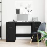 Casa si Gradina - Mobilier - Mese si birouri - Birouri - Birou cu sertar Stejar negru 133 x 50 x 75 cm Lemn compozit - Infinity.ro