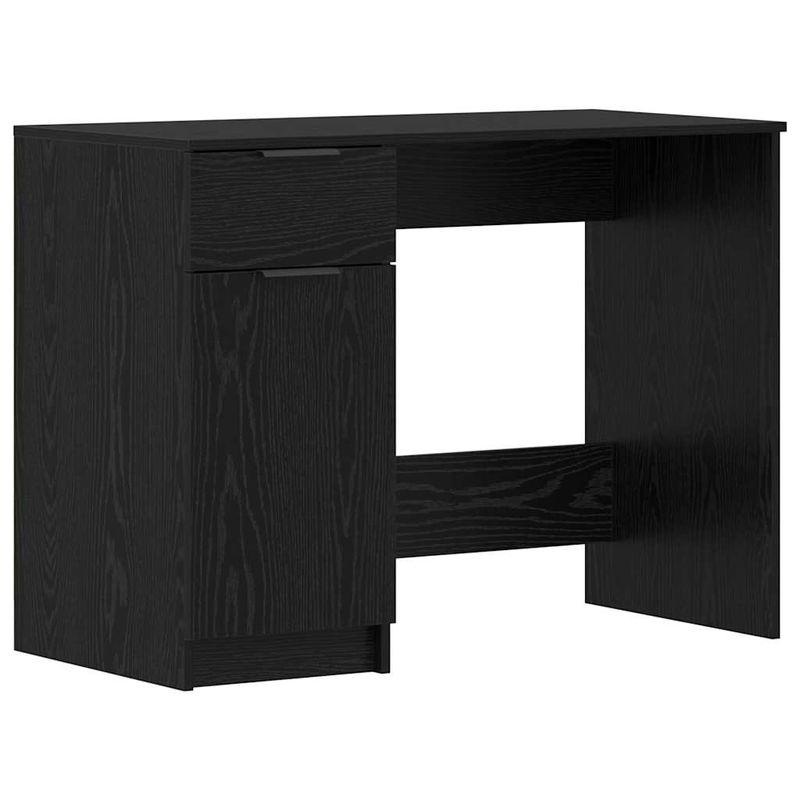 Casa si Gradina - Mobilier - Mese si birouri - Birouri - Birou cu sertar Stejar negru 133 x 50 x 75 cm Lemn compozit - Infinity.ro