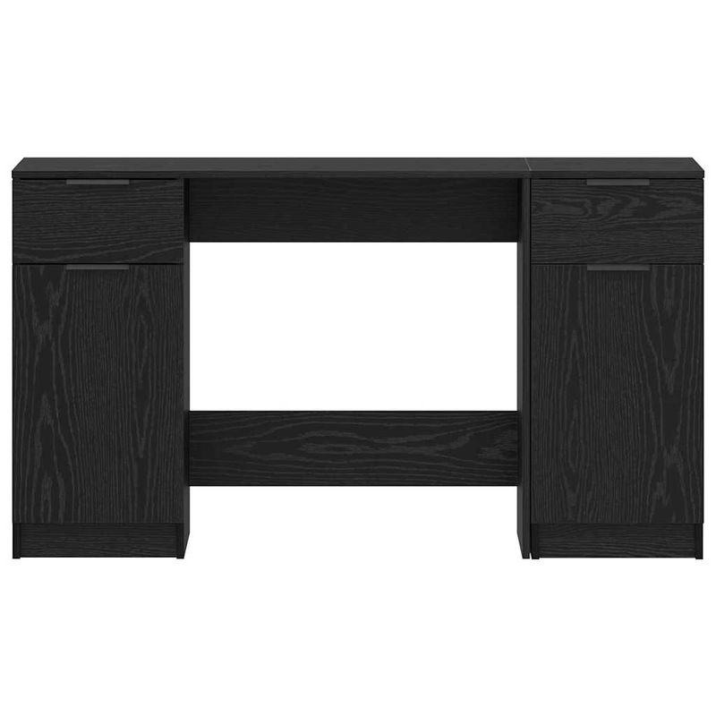 Casa si Gradina - Mobilier - Mese si birouri - Birouri - Birou cu sertar Stejar negru 133 x 50 x 75 cm Lemn compozit - Infinity.ro