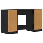 Casa si Gradina - Mobilier - Mese si birouri - Birouri - Birou cu sertar Stejar negru 133 x 50 x 75 cm Lemn compozit - Infinity.ro