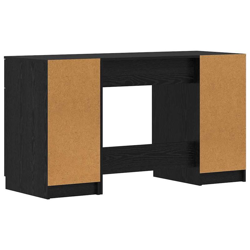 Casa si Gradina - Mobilier - Mese si birouri - Birouri - Birou cu sertar Stejar negru 133 x 50 x 75 cm Lemn compozit - Infinity.ro