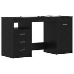 Casa si Gradina - Mobilier - Mese si birouri - Birouri - Birou cu sertar Stejar negru 140 x 50 x 76 cm Lemn compozit - Infinity.ro
