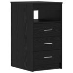 Casa si Gradina - Mobilier - Mese si birouri - Birouri - Birou cu sertar Stejar negru 140 x 50 x 76 cm Lemn compozit - Infinity.ro