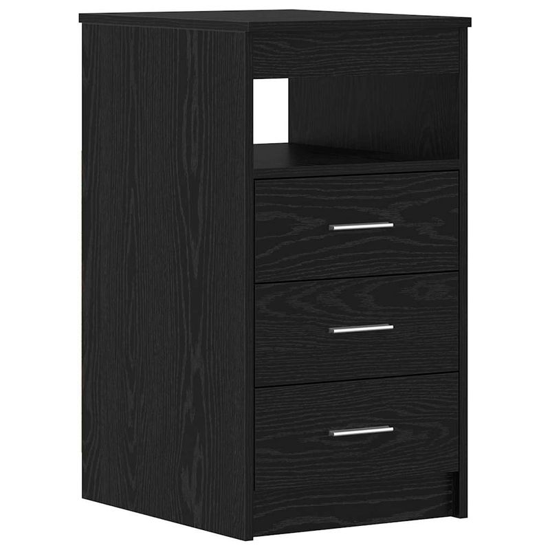 Casa si Gradina - Mobilier - Mese si birouri - Birouri - Birou cu sertar Stejar negru 140 x 50 x 76 cm Lemn compozit - Infinity.ro