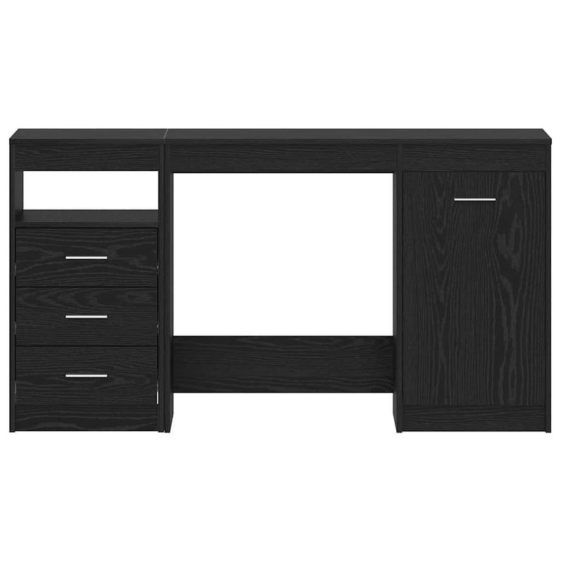 Casa si Gradina - Mobilier - Mese si birouri - Birouri - Birou cu sertar Stejar negru 140 x 50 x 76 cm Lemn compozit - Infinity.ro