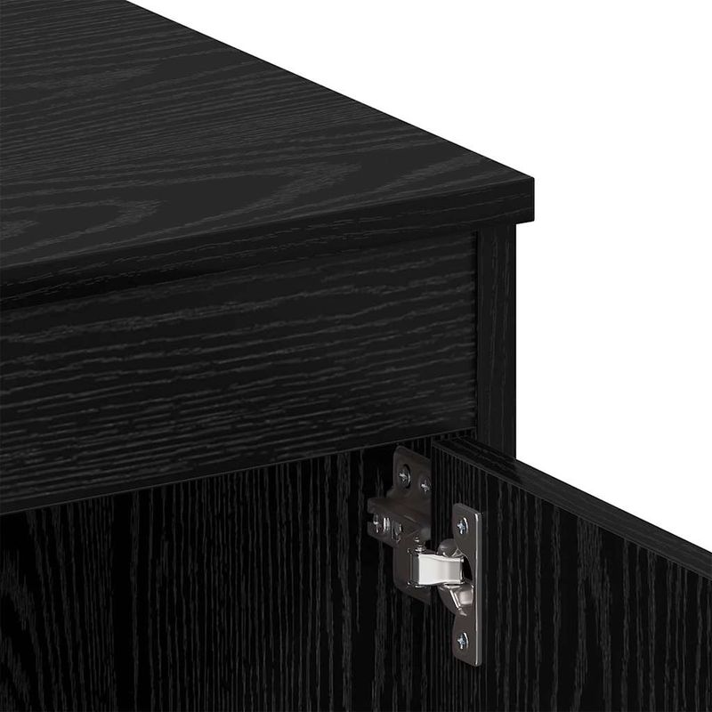 Casa si Gradina - Mobilier - Mese si birouri - Birouri - Birou cu sertar Stejar negru 140 x 50 x 76 cm Lemn compozit - Infinity.ro