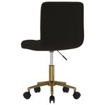 Casa si Gradina - Mobilier - Scaune si fotolii - Scaune - Scaune de bucatarie pivotante, 2 buc., negru, catifea - Infinity.ro