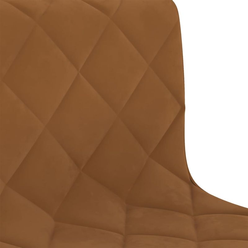 Casa si Gradina - Mobilier - Scaune si fotolii - Scaune - Scaun de birou pivotant, maro, catifea - Infinity.ro
