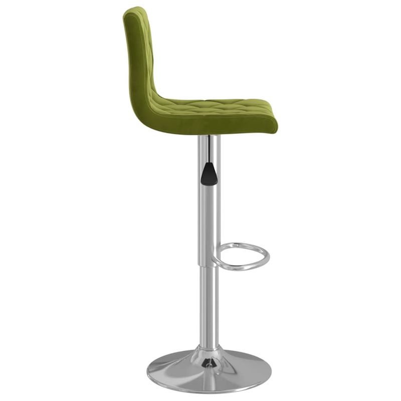 Casa si Gradina - Mobilier - Scaune si fotolii - Scaune - Scaune de bar, 2 buc., verde deschis, catifea - Infinity.ro