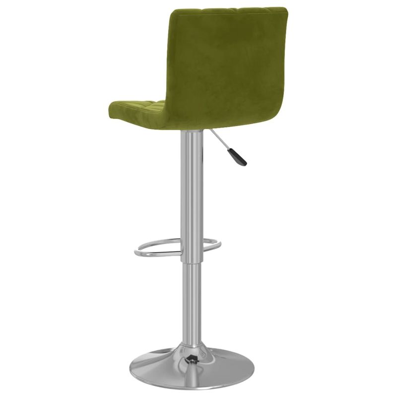 Casa si Gradina - Mobilier - Scaune si fotolii - Scaune - Scaune de bar, 2 buc., verde deschis, catifea - Infinity.ro