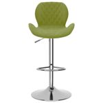 Casa si Gradina - Mobilier - Scaune si fotolii - Scaune - Scaune de bar, 2 buc., verde deschis, catifea - Infinity.ro