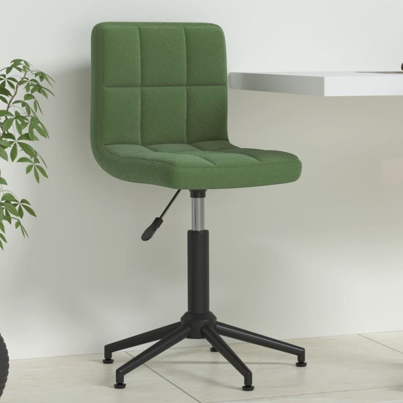 Casa si Gradina - Mobilier - Scaune si fotolii - Scaune - Scaun de birou pivotant, verde inchis, catifea - Infinity.ro