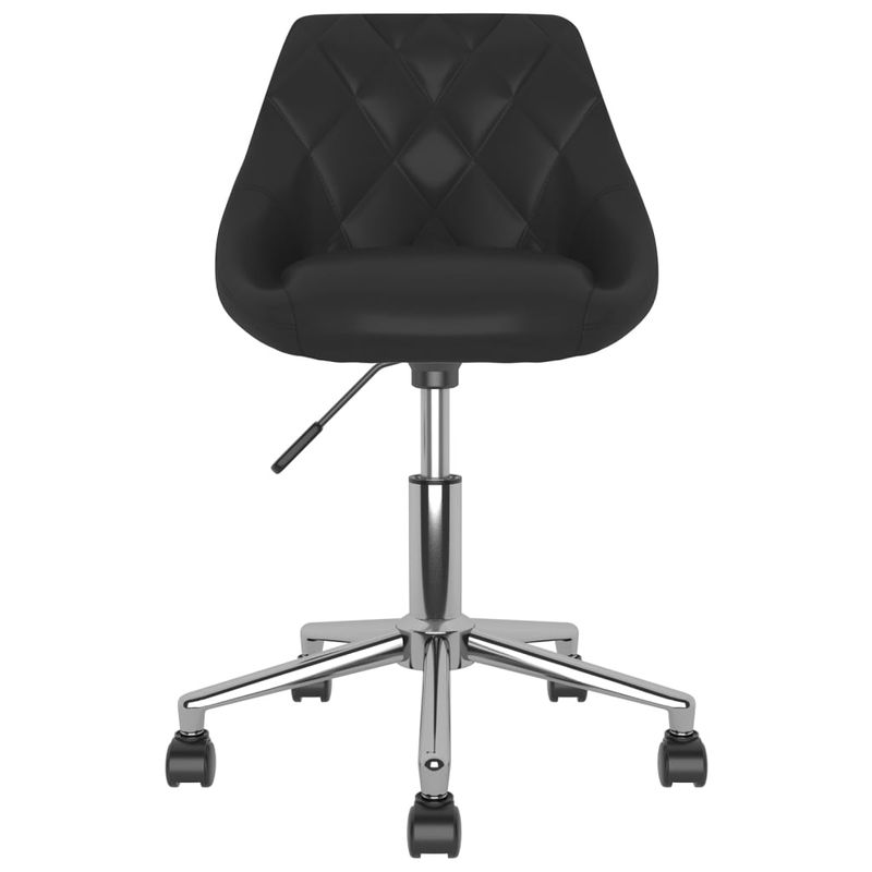Casa si Gradina - Mobilier - Scaune si fotolii - Scaune - Scaun de birou pivotant, negru, piele ecologica - Infinity.ro