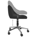 Casa si Gradina - Mobilier - Scaune si fotolii - Scaune - Scaun de birou pivotant, negru, piele ecologica - Infinity.ro