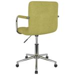Casa si Gradina - Mobilier - Scaune si fotolii - Scaune - Scaune de bucatarie pivotante, 2 buc., verde, material textil - Infinity.ro