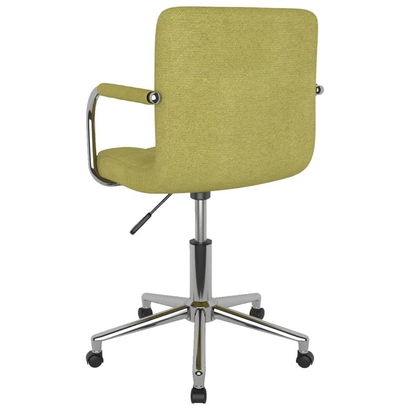 Casa si Gradina - Mobilier - Scaune si fotolii - Scaune - Scaune de bucatarie pivotante, 2 buc., verde, material textil - Infinity.ro