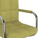 Casa si Gradina - Mobilier - Scaune si fotolii - Scaune - Scaune de bucatarie pivotante, 2 buc., verde, material textil - Infinity.ro